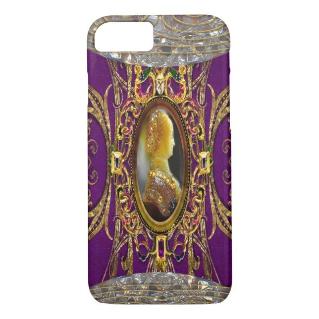 Sarashire Royale Cameo Victorian Case-Mate iPhone Case (Back)