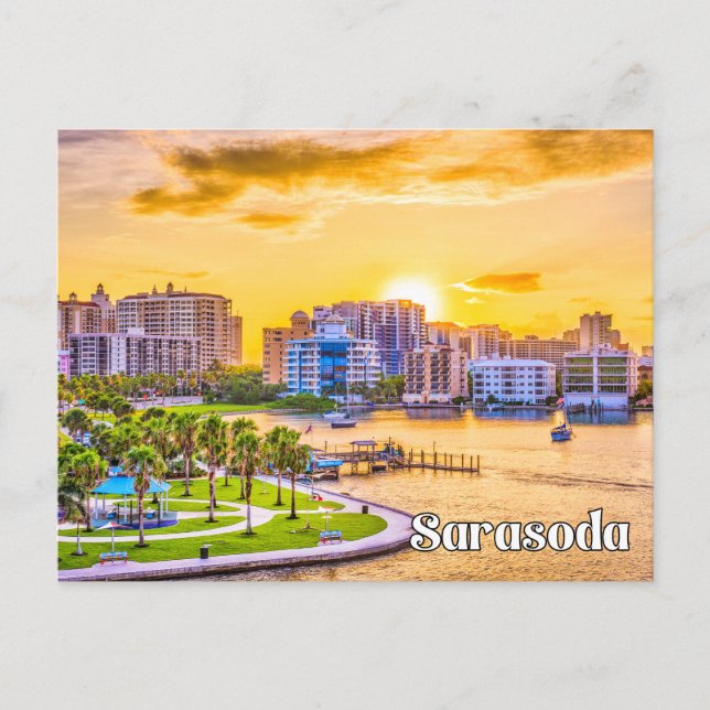 Sarasoda, Sunny Florida, USA Postcard (Front)