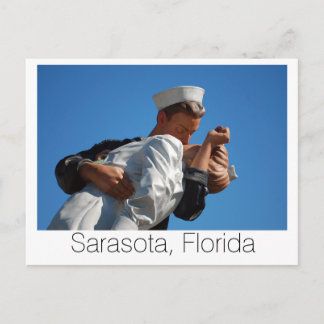 Sarasota, FL Kissing Sailor Postcard