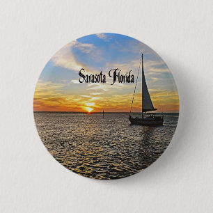 Sarasota Florida 6 Cm Round Badge