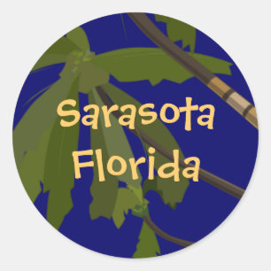 Sarasota, Florida Classic Round Sticker