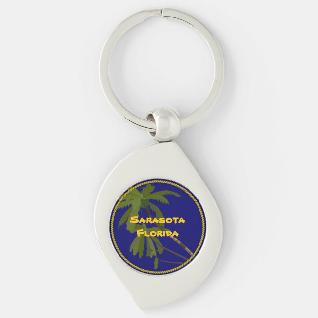 Sarasota, Florida Key Ring (Front)