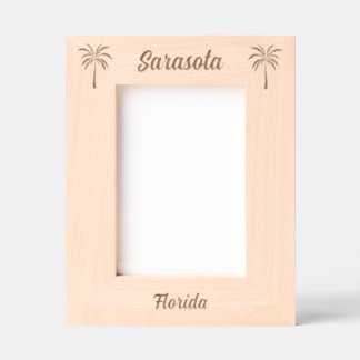 Sarasota Florida Laser Engraved frame