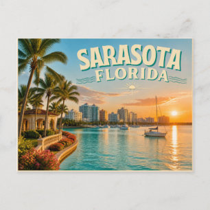 Sarasota Florida Postcard