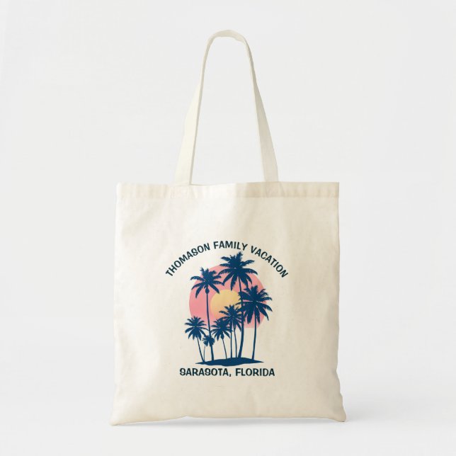 Sarasota Florida Vacation Tote Bag (Front)