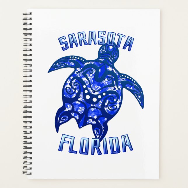 Sarasota Florida Vacation Tribal Turtle Planner (Front)