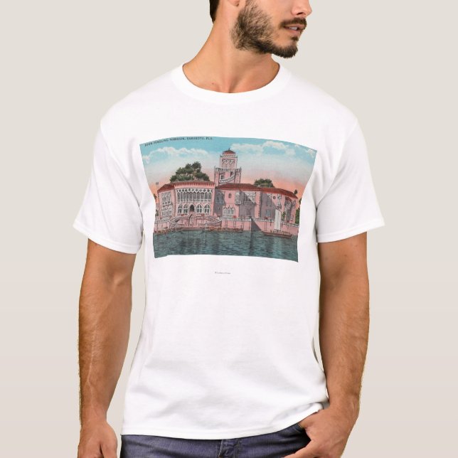 Sarasota, Florida - View of John Ringling T-Shirt (Front)