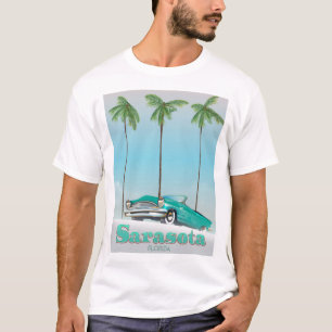 Sarasota Florida Vintage style travel poster T-Shirt