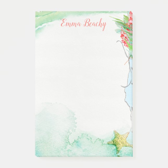 Sarasota Shore Bouquet Post-it Notes (Front)