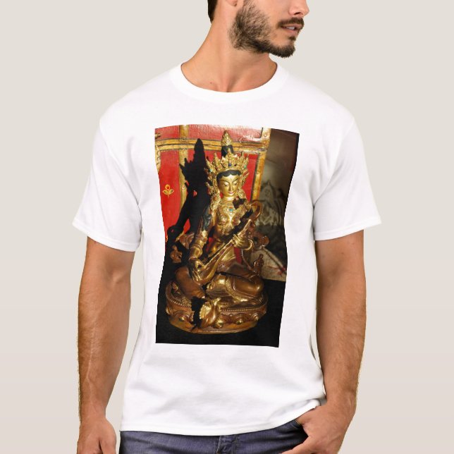 Saraswati, Goddess of Music & Poetry T-Shirt (Front)