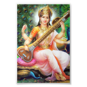 Saraswati Print (4" x 6") - Version 1