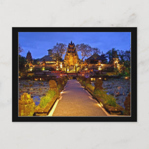 Saraswati Temple, Ubud Bali Indonesia Postcard