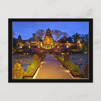 Saraswati Temple, Ubud Bali Indonesia Postcard