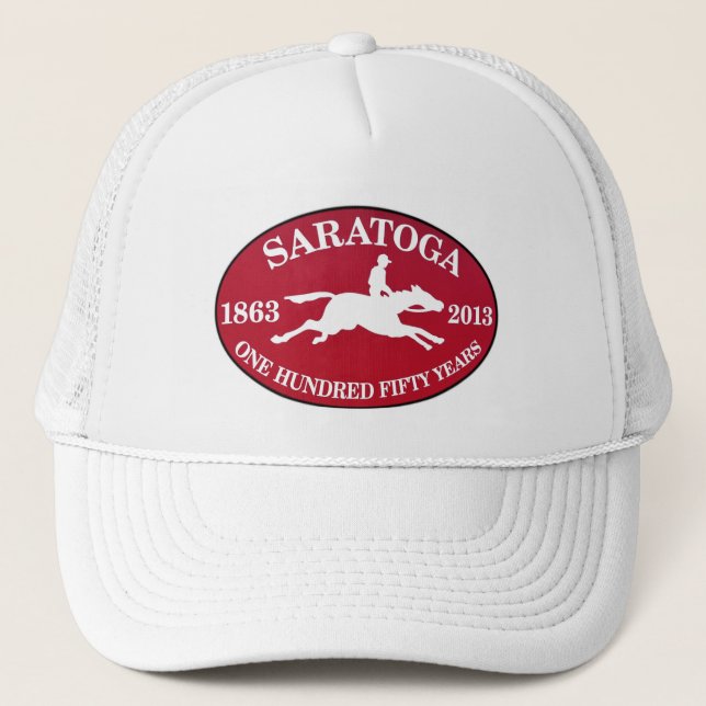 Saratoga 150 trucker hat (Front)
