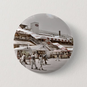 Saratoga 1864 6 cm round badge
