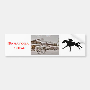 Saratoga 1864 bumper sticker