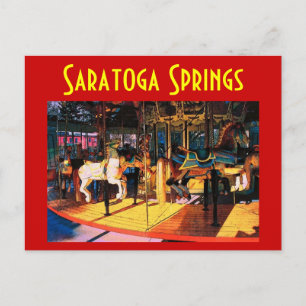 Saratoga Carousel Postcard - Customised
