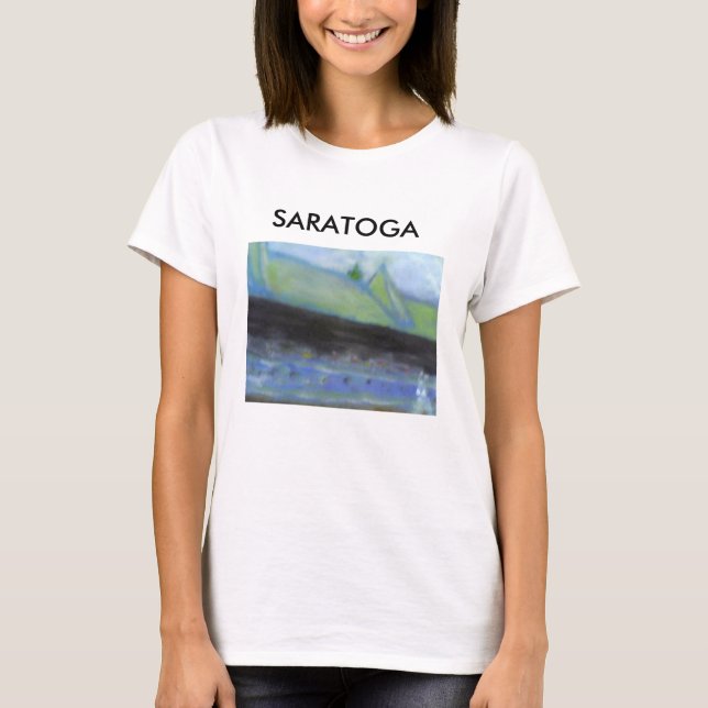 Saratoga fashion high society T Shirt (Front)