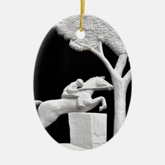 Saratoga Horse Art Ceramic Tree Decoration (Front)