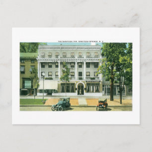 Saratoga Inn, Saratoga Springs, NY Postcard