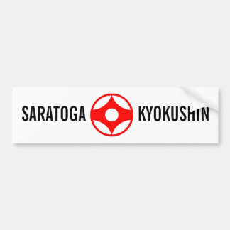 SARATOGA KYOKUSHIN BUMPERSTICKER BUMPER STICKER