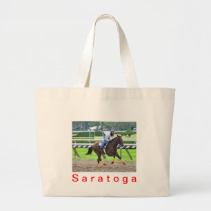 Saratoga Morning Workouts Large Tote Bag