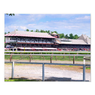 Saratoga Race Course and Clare Court Photo Print
