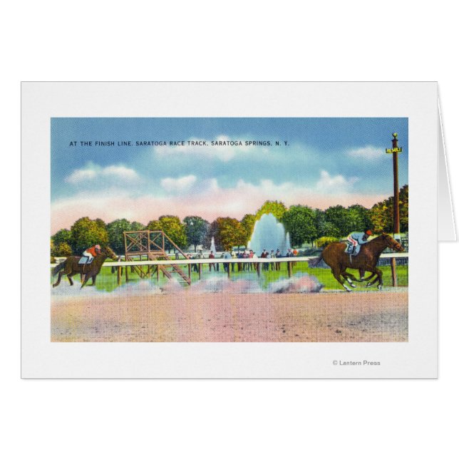 Saratoga Race Track Finish Line View (Front Horizontal)