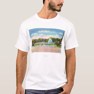 Saratoga Race Track Finish Line View T-Shirt