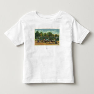 Saratoga Race Track Starting Line View Toddler T-Shirt
