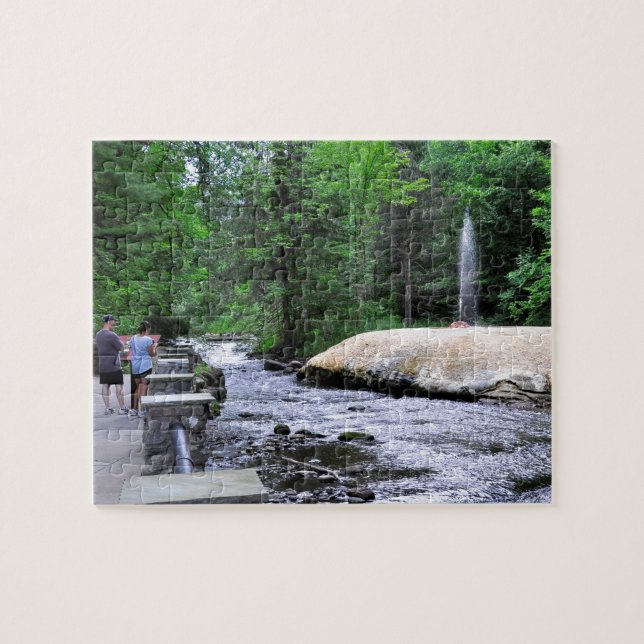Saratoga Spa State Park-Geyser Creek Jigsaw Puzzle (Horizontal)
