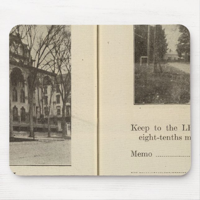 Saratoga Springs Dunning Street Mouse Mat (Front)