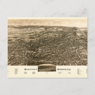 Saratoga Springs, New York (1888) Postcard