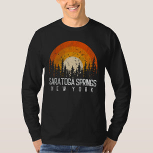 Saratoga Springs New York NY Shirt Retro Vintage 8