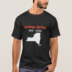 Saratoga Springs New York USA State America Travel T-Shirt