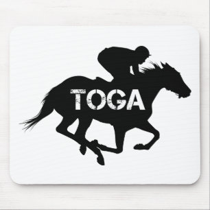 Saratoga Springs Racing Horse Mouse Mat