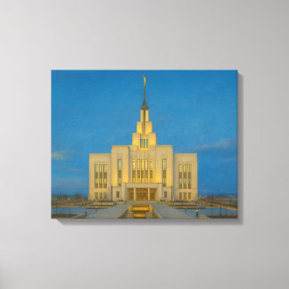Saratoga Springs Utah Temple Painting™ LDS Canvas Print