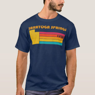 Saratoga Springs Utah Vintage Distressed Souvenir T-Shirt