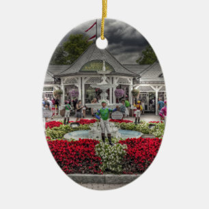 Saratoga's 12 Stakes Winners.jpg Ceramic Tree Decoration