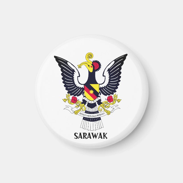 Sarawak Coat of Arms - MALAYSIA Magnet (Front)