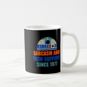Sarcasm And Tech-suprt Since-1977 Funny Design  Coffee Mug
