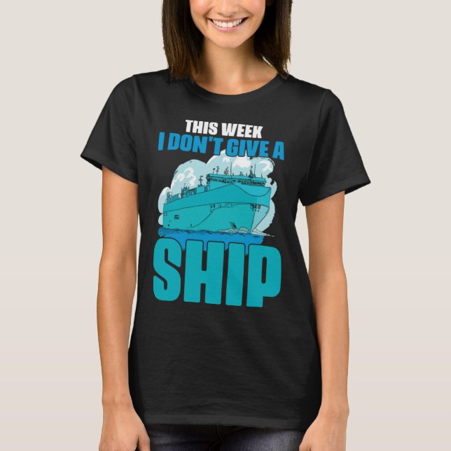 Sarcasm Boat Cruising Cruise for Sarcastic Cabin C T-Shirt (Front)