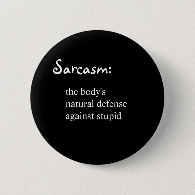 Sarcasm Button (Front)