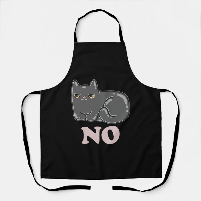 Sarcasm Cat Apron (Front)