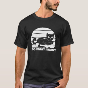 Sarcasm Cat Snarky Sarcastic Irony Humour I Do Wh T-Shirt