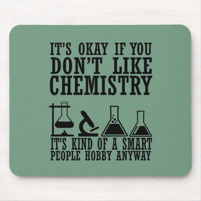 sarcasm chemistry mouse mat (Front)