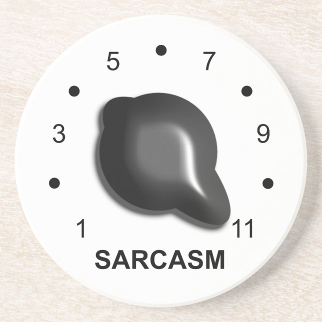 Sarcasm Coaster (Front)