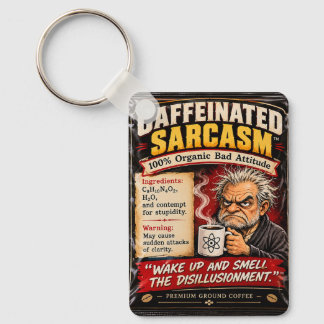 sarcasm coffee mug by ej gold key ring