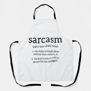 Sarcasm Definition Apron