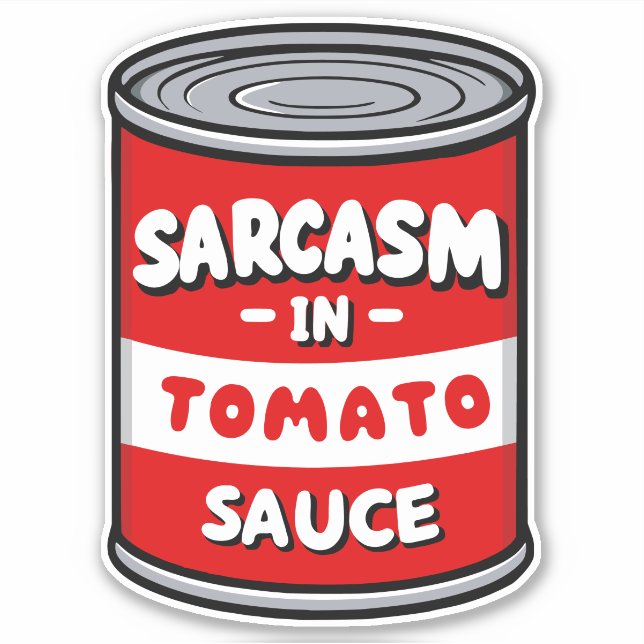 Sarcasm in tomato sauce (Front)